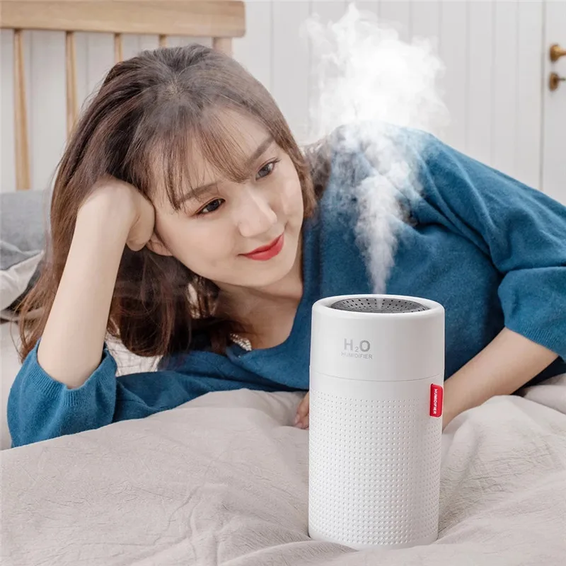 

750ml Portable Air Humidifier Wireless USB Aroma Diffuser 2000mAh Battery Rechargeable HUmidificador Essential Oil with 7 Colors