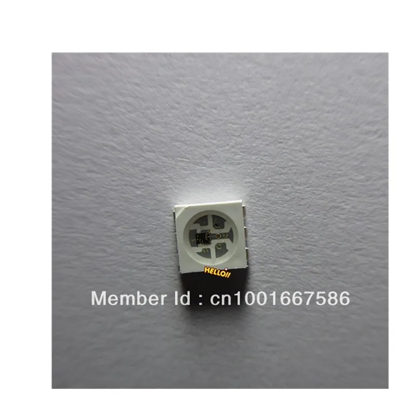 Бесплатная доставка 100 шт. суперяркий WS2812S 5050 SMD RGB WS2811 IC встроенный адресуемый