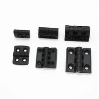 4pc plastic nylon hinge black mini butterfly door hinge for jewellery wooden box furniture electric cabinet hardware accessories