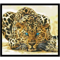 leopard patterns counted cross stitch 11ct 14ct 18ct diy cross stitch kits embroidery needlework sets home decor