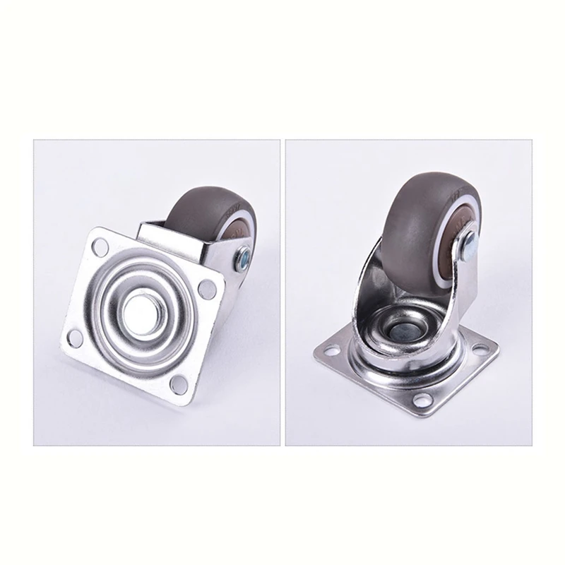 8 шт бытовой/кпромышленной тележки 1 дюймов сверхмощный поворотный мягкий