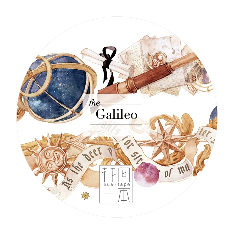 

10 м винтажный фон бумага Galileo Маскировочная клейкая лента, наклейка