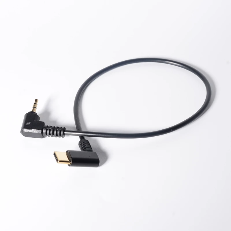 Аудиокабель с разъемом USB C на 2 5 мм под прямым углом 90 градусов Type штырь внешний