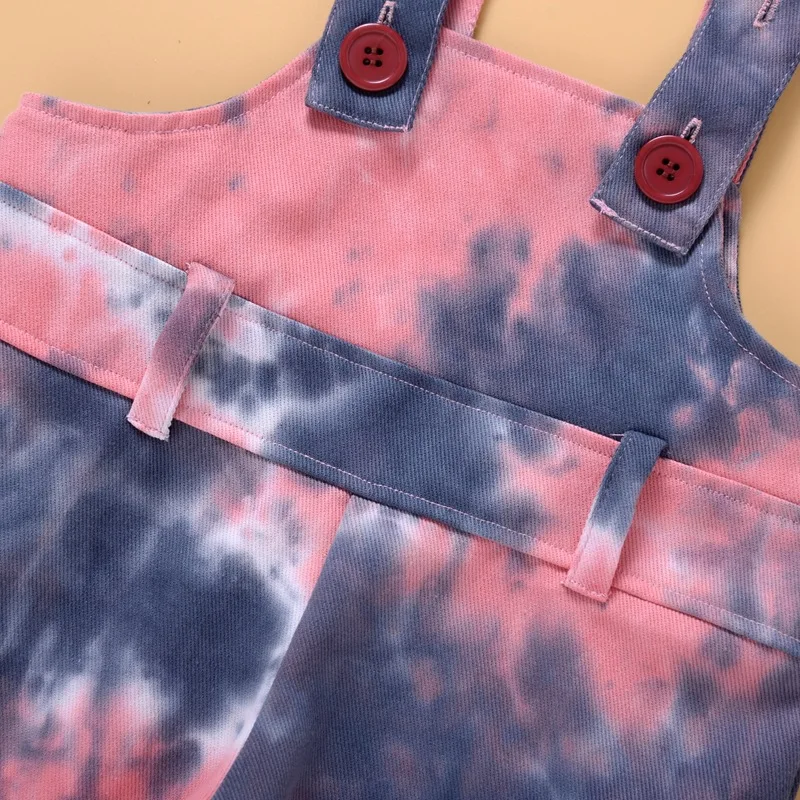 

Casual Tie Dye Overalls For Children Autumn Fashion Pants For Baby Boy Girl All-match Overalls Kid Fashion Clothing Dropshipping