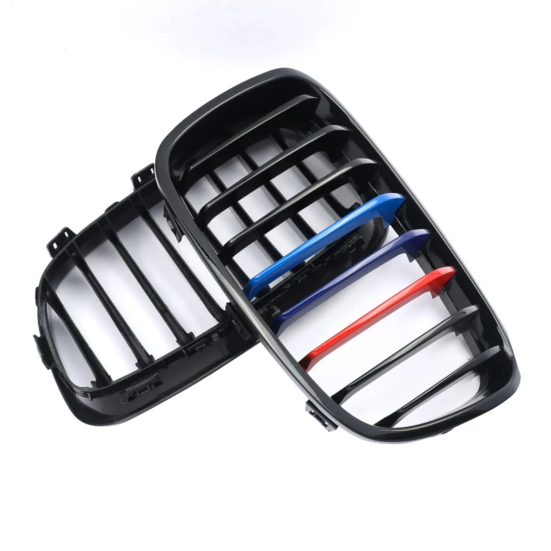 

MagicKit Gloss Black M Color 2x Front Kindey Grille Grills For BMW F20 F21 1 Series 11-15 UK Warehouse