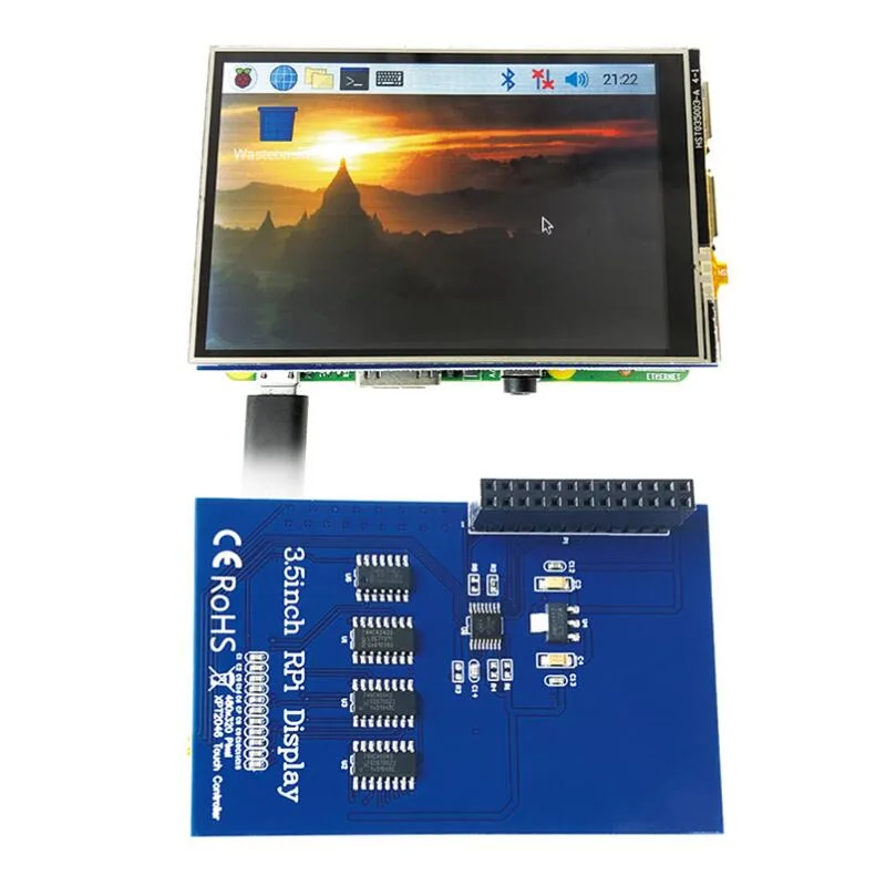 Raspberry PI новый стандартный дисплейный модуль 3 5 дюйма с базовой платой PCB HX8357D