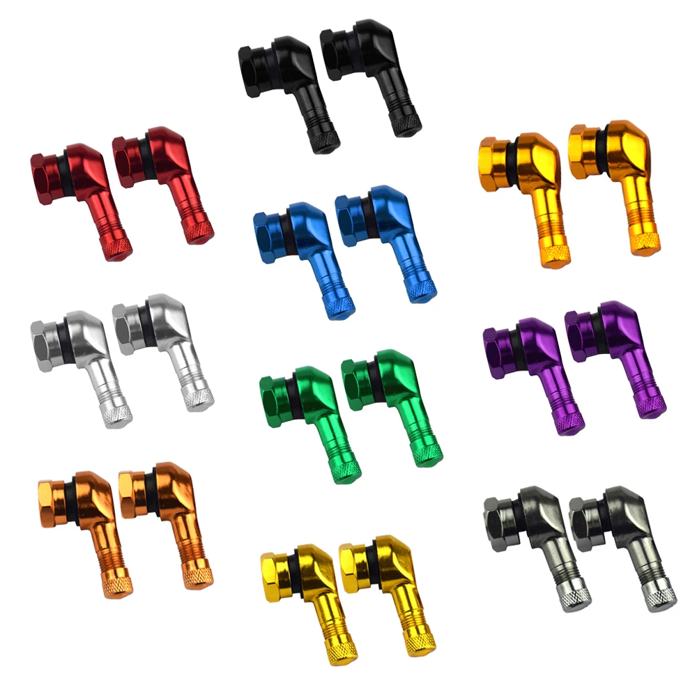 Колпачки для клапанов TWPO 2 шт./компл. 90 градусов с ЧПУ шина мотоцикла клапан