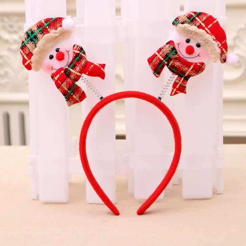 

Christmas Old Man Snowman Deer Bear Christmas Headband For Adult Kids Children