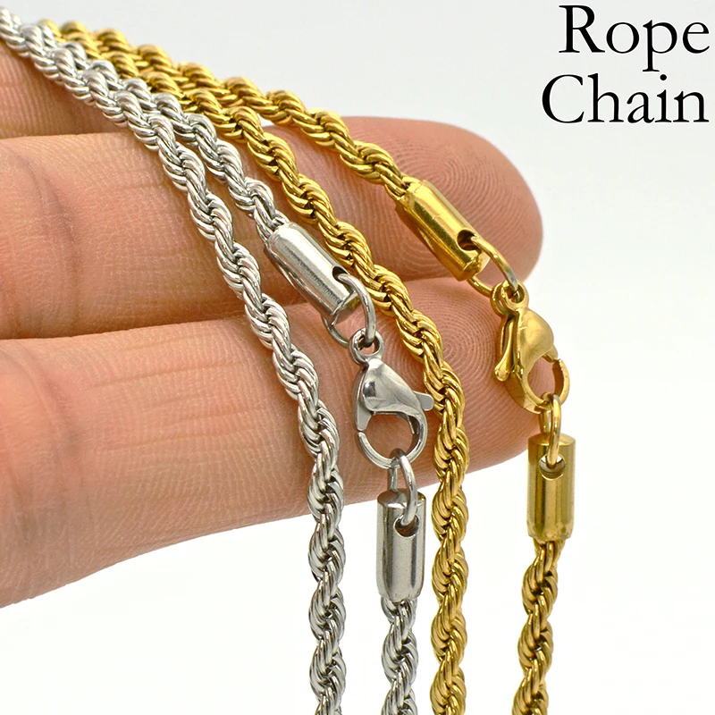 Ожерелье из нержавеющей стали для мужчин и женщин ожерелье французской