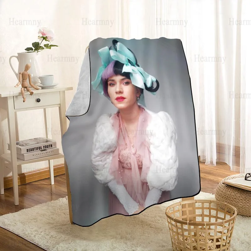 melanie martinez blanket personalized blanket on for the sofabedcar portable 3d blanket for kid home textile fabric 0409 free global shipping
