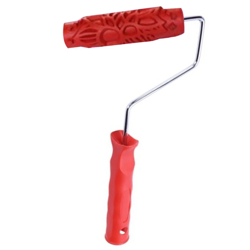 

EG237T Decorative Paint Roller Pattern Embossed Texture Painting Tools For Wall Bedroom Rubber Airless Machine Household