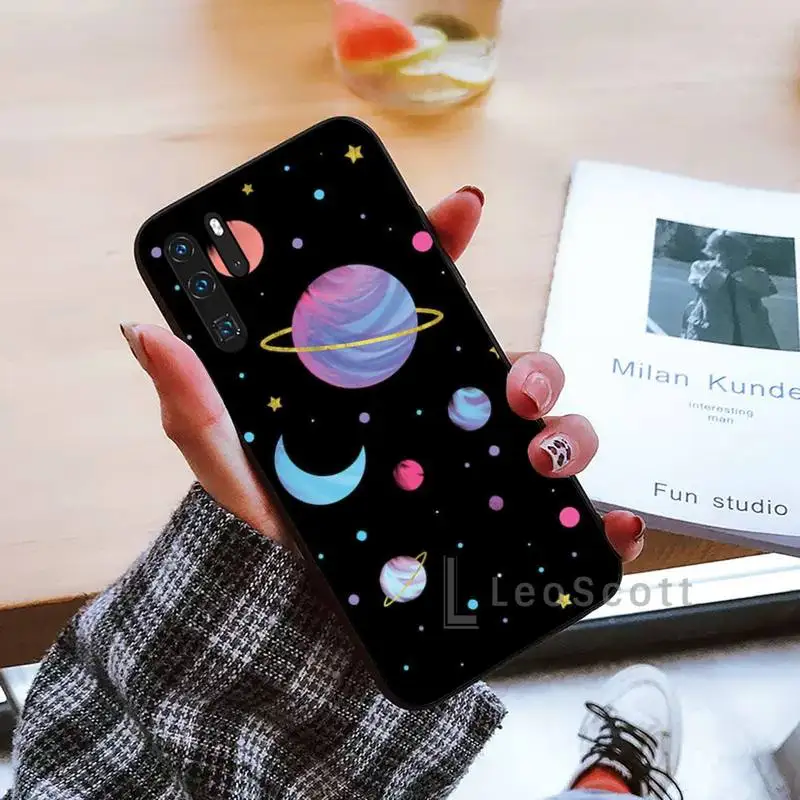 

Magic 2 Starry Sky Phone Case black For Huawei honor Mate mate P 10 9X 10i 20 30 40 y7 lite pro p smart 2019