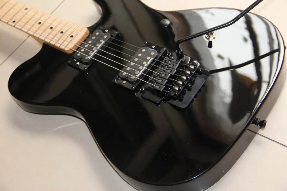 Оптовая продажа Новое поступление Модель Китайская электрогитара Charvel в черном