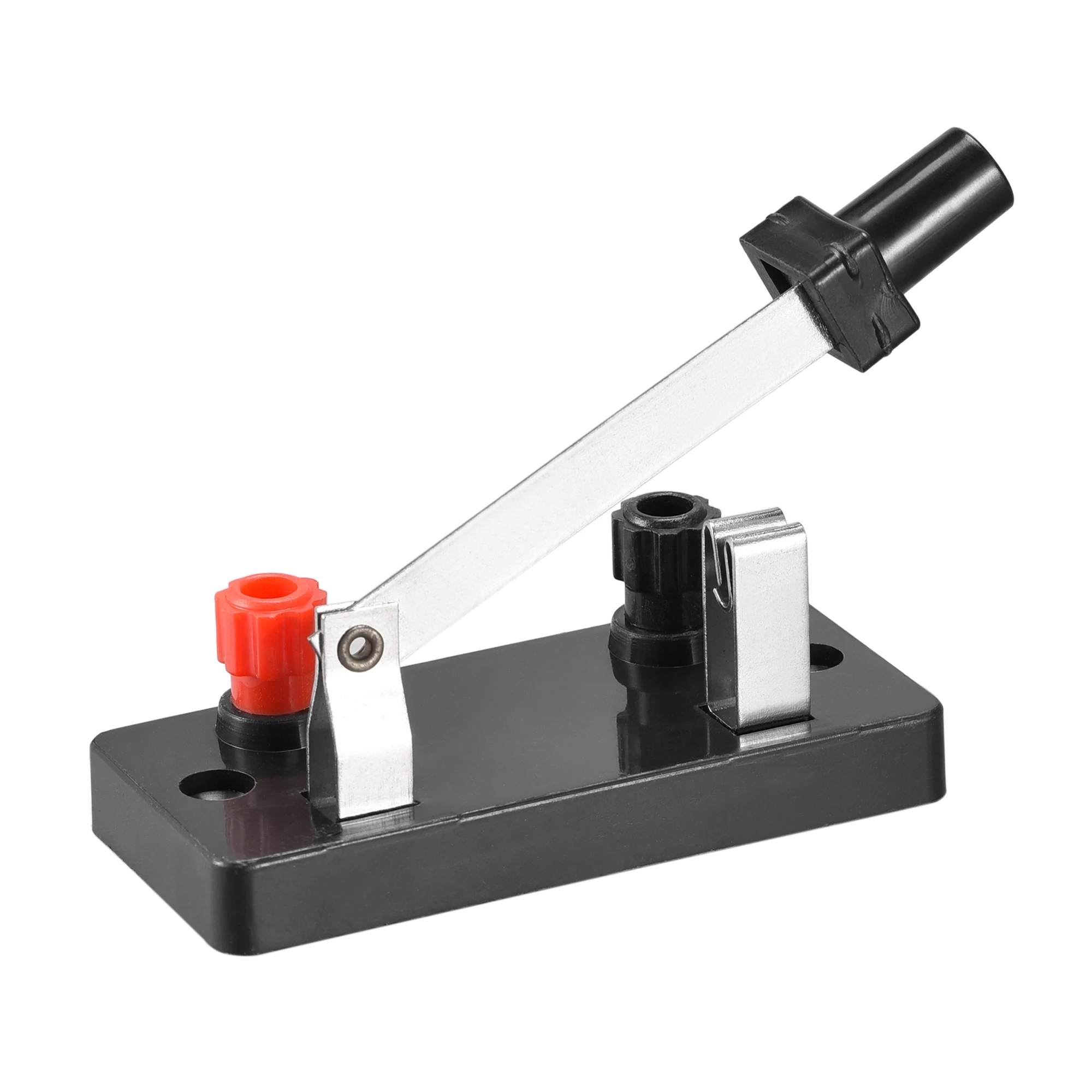 

Uxcell Single Pole Switch Physics Laboratory Equipment Single Pole Single Throw (SPST) Switch, Black Red Silver Tone