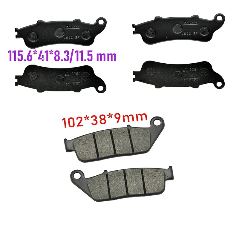 

Передние и задние тормозные колодки для мотоцикла Honda FJS400 Silverwing400 02-08 FJS600 01-08 FSC600 Silverwing600 02-17, 3 шт. в комплекте