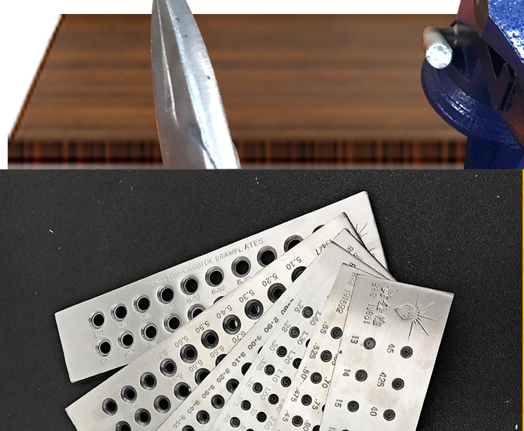 

Round Shape Tungsten Carbide Wire Drawplate for Jewelry Making Drawplate Hole Size 0.26-2.80mm Jewelry tools