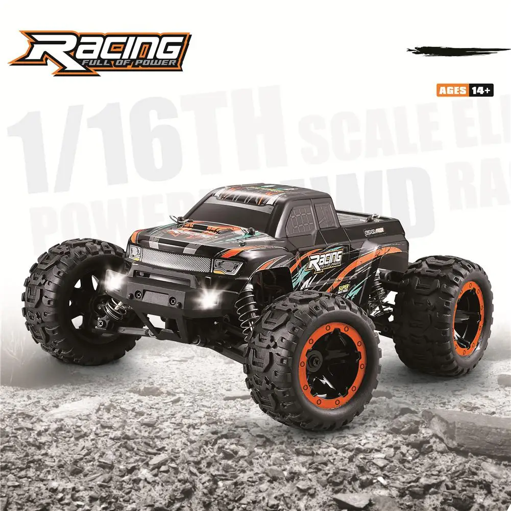 

HBX 16889 1/16 2.4G 4WD 45km/h Brushless RC Car with LED Light Electric Off-Road Truck RTR Model VS 9125