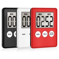 magnet kitchen cooking timers lcd digital screen kitchen timer square cooking timer count up countdown alarm clock for cooking