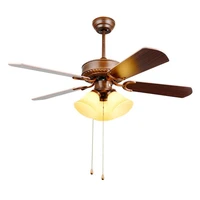 1pc ceiling fan light ceiling fan lamp pull chain ceiling fan reversible blades fan for home restaurant hotel