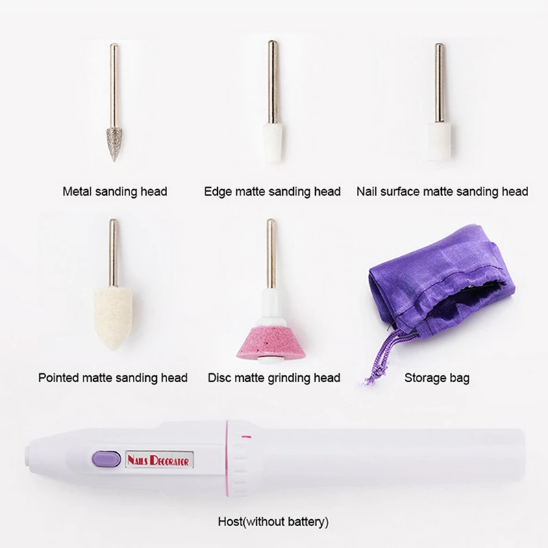 

Portable Electric Nail Drill Machine Kit Manicure Drill Nail Art Pen File Nail Tools Grinding Burnishing Polisher Pedicure Kit