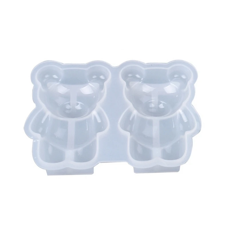 

Crystal Epoxy Resin Mold 3D Bear Doll Ornament Silicone Mould DIY Crafts Decorations Jewelry Making Tool