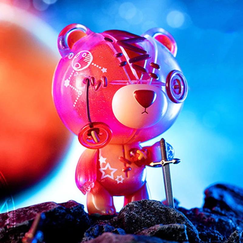 Tear Bear Emitting Blind Box Hand of Tiny Universe on the to Do Home Car Decoration Cartoon Cute Doll Toy girl Gift Model | Игрушки и