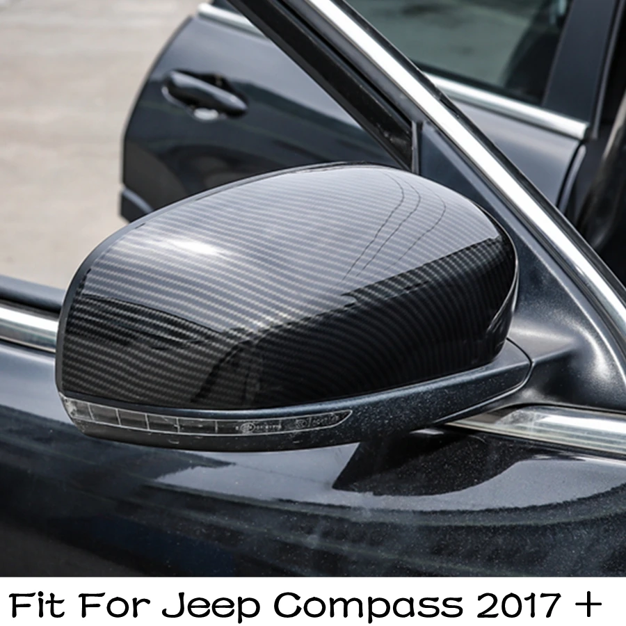 

2 шт., накладки на зеркало заднего вида для Jeep Compass 2017 - 2020