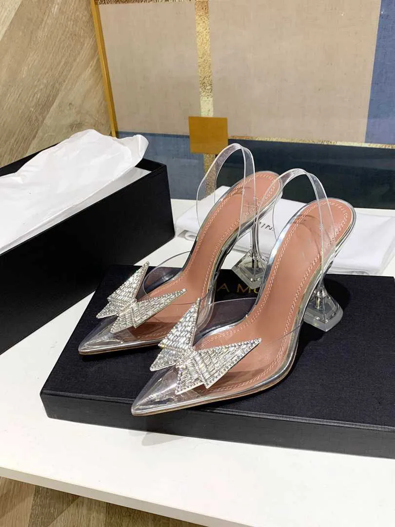

2021 Hot Women Pumps High Heels Genuine Leather Women Dress Party Shoes Woman Mixed Color Ladies Shoes