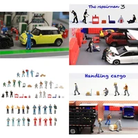 164 street scene diorama figures character resin model layout decor movie character doll layout accessories