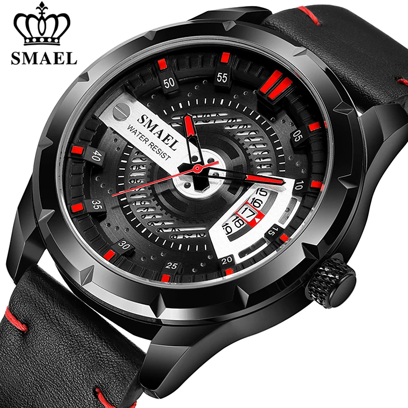 SMAEL мужские военные спортивные часы Топ люксовый бренд Мужские кварцевые Дата