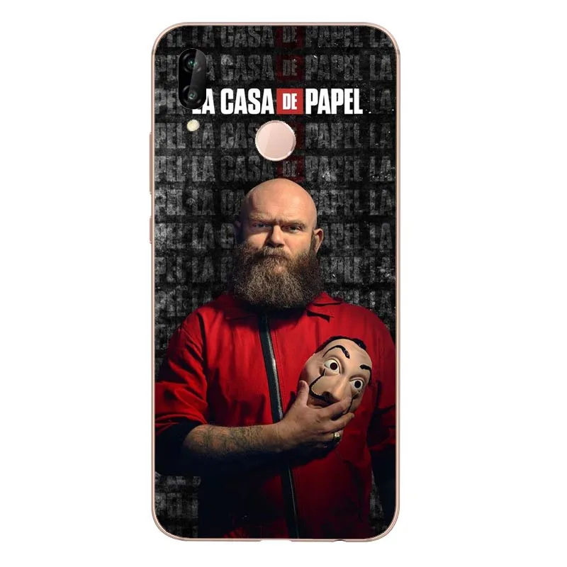TPU La casa de papel Tokio испанский ТВ прозрачный мягкий Силиконовый ТПУ чехол для телефона huawei P8L P20L P20LITE P30 mate 8 9 10 mate 20Por RS - Цвет: TPU
