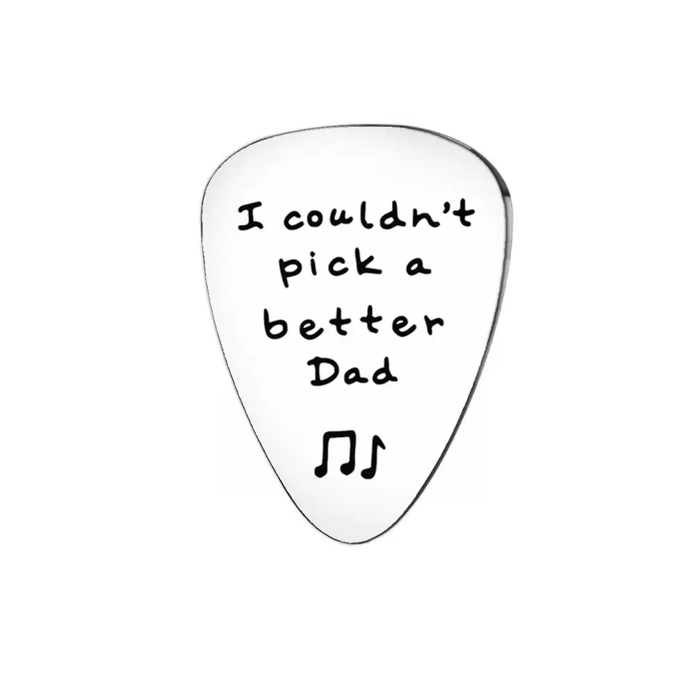 Подарок на день отца шпилька аксессуары для гитары ожерелье из нержавеющей стали