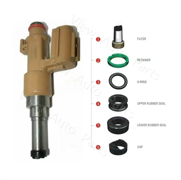 Оптовая продажа 1000 набор топливных инжекторов Ремонтный комплект уплотнения для