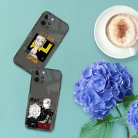 tokyo revengers phone case for iphone 12 11 8 7 se 2020 pro x xs xr max plus black transparent cover