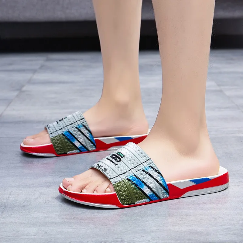 

Модные классные мужские летние шлепанцы; Повседневная Удобная и удобная мужская обувь; Разноцветные сандалии; Pantufa