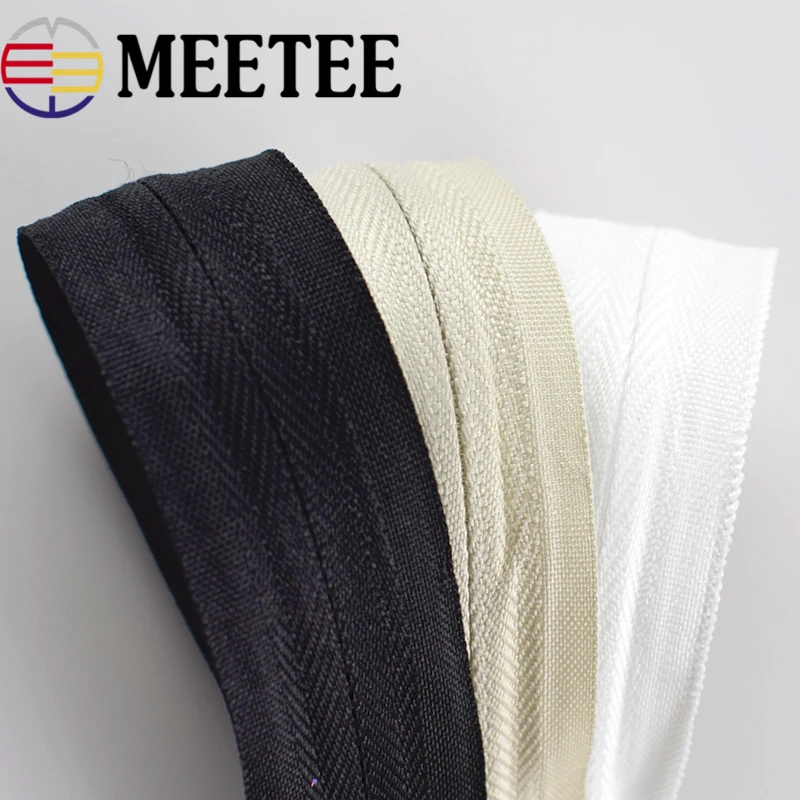 20 шт. Meetee 3 # нейлоновая застежка молния ткань невидимые застежки молнии