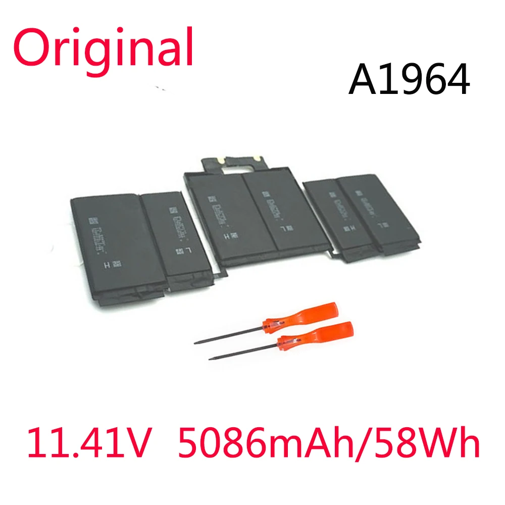 

Оригинальный новый аккумулятор a192 для Apple MacBook Pro A1989 13 "2018-2019 EMC3214 EMC3358 020-02497 MR9Q2LL/A 11,41 в 58 Вт/ч/5086 мАч