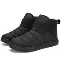 men boots lightweight winter shoes for men snow boots waterproof winter footwear plus size 47 slip on unisex ankle winter boots