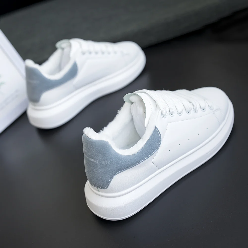 

Классическая парная искусственная кожа, маленькая белая обувь, обувь для доски, повседневная и универсальная спортивная обувь, модная обув...