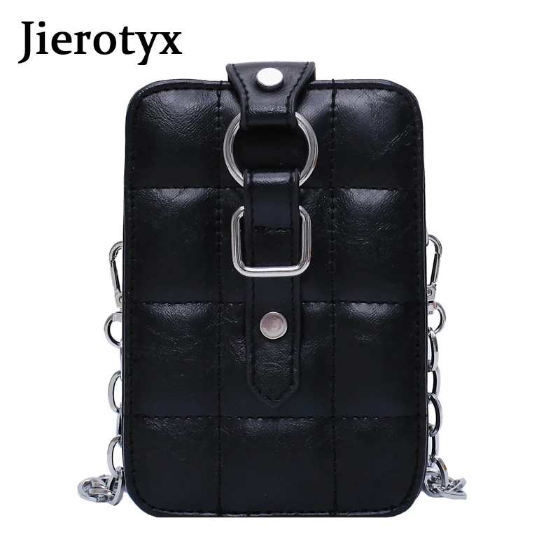 Сумка на плечо JIEROTYX женская с цепочкой маленький мини кошелек для телефона