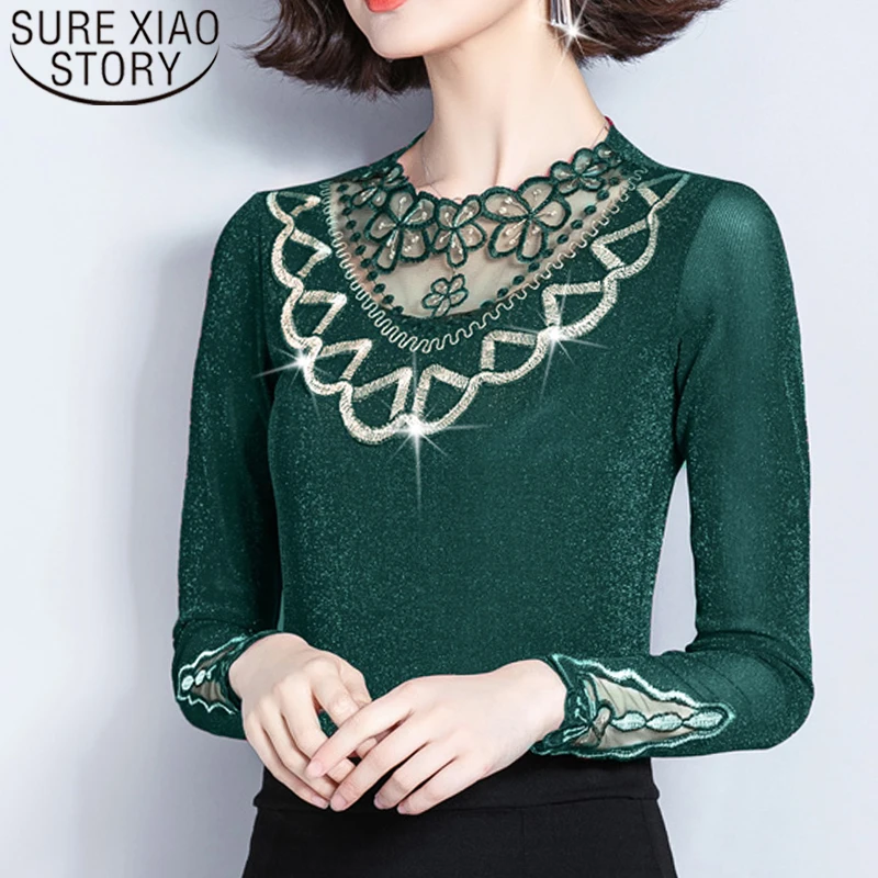 

Модная блузка для женщин 2021 женская верхняя одежда с длинным рукавом и принтом в виде размера плюс, топы для женщин, рубашки с цветочным прин...