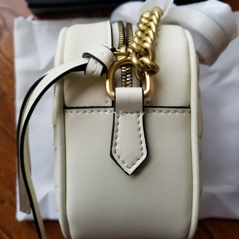 

Women's Size 24 Fashion Solid Messenger Chain Bags And Luxury Lady's Shoulder Zipper Camera Small Square Casual Chain Bag