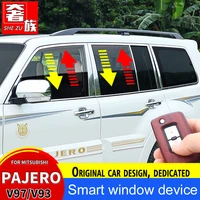 for mitsubishi pajero v97 v93 v73 accessories modification window controller driving lock door safety anti theft system device