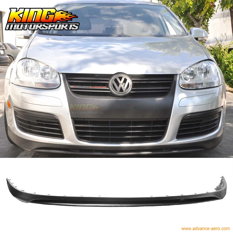 Подходит для 05 10 Volkswagen GTI MK5 Jetta переднего бампера губ неокрашенные полиуретановый