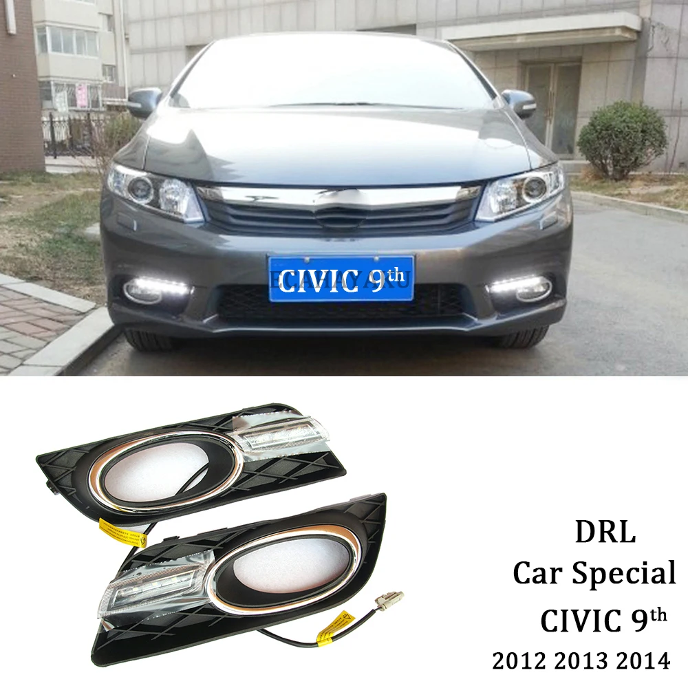 Светодиодный дневный ходовой светильник ECAHAYAKU противотуманный светодиодный s