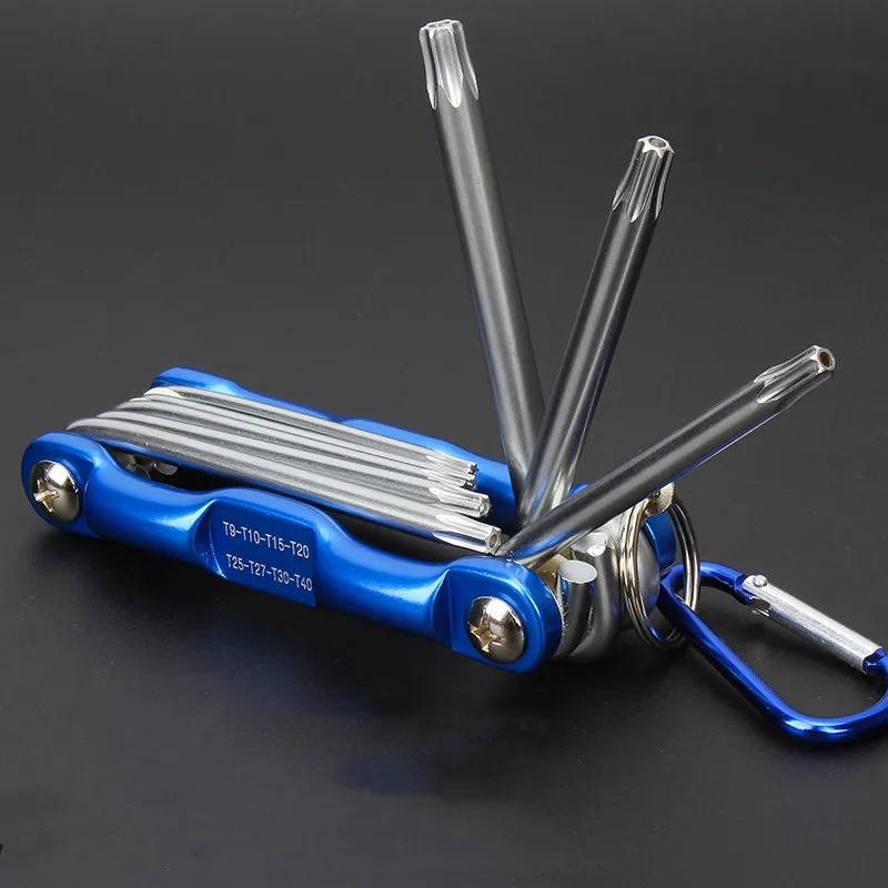 Портативный набор гаечных ключей комплект из 8 предметов матовый хром posiidriv