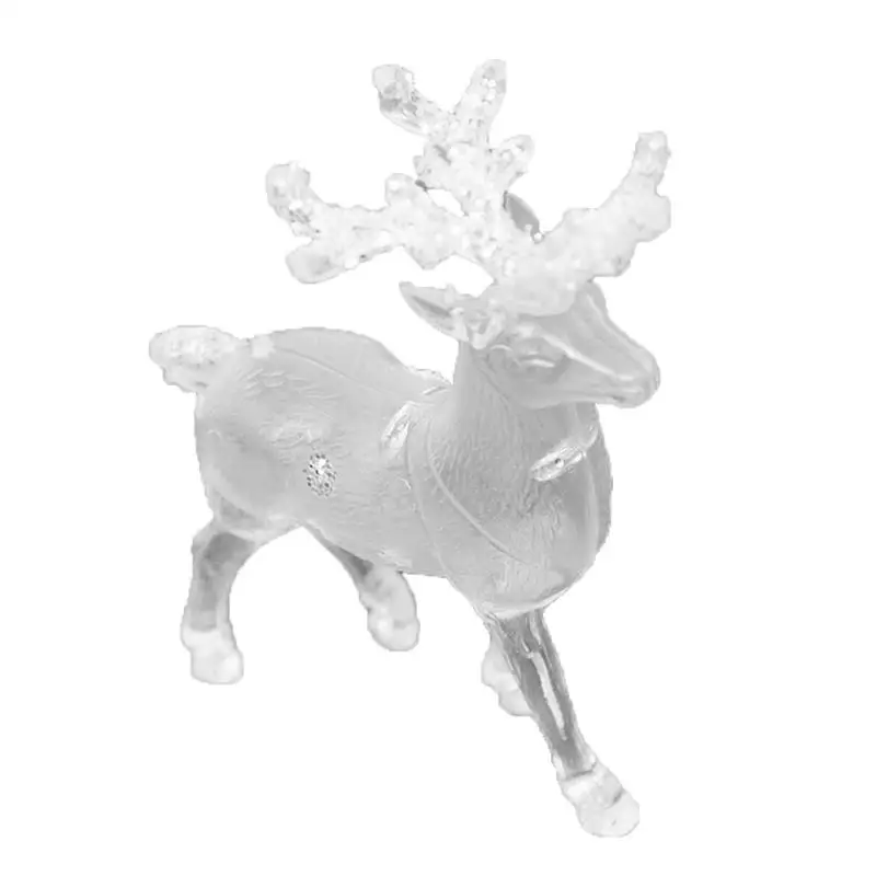Рождественский лось украшения Рождество прозрачный акриловый прочное украшение