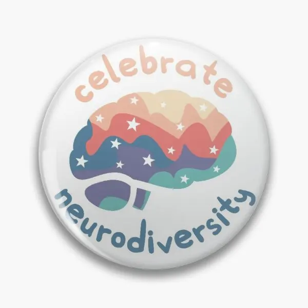 

Celebrate Neurodiversity Soft Enamel Pin Women Collar Cute Funny Fashion Cartoon Lapel Pin Brooch Creative Gift Lover Jewelry
