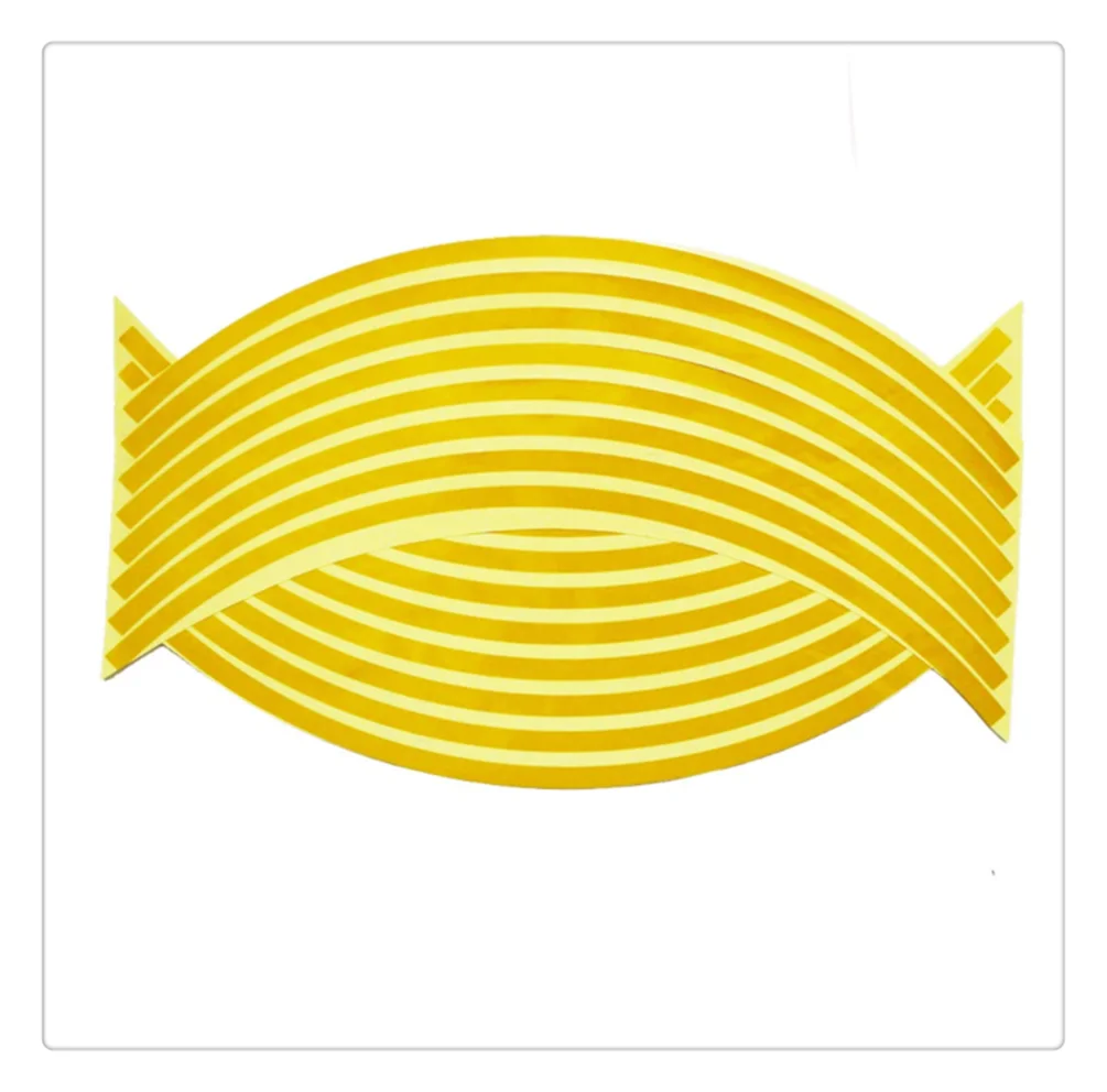 16 шт. универсальный мотоцикл колеса Светоотражающая наклейка с велосипедом на