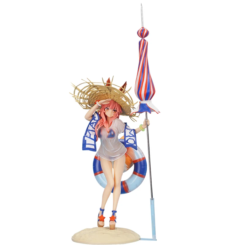 

Fate/Grand Order FGO Parasol swimwear Tamamo no Mae 26cm sexy girl figure PVC action figure Adult Collection Model Toy Doll Gift